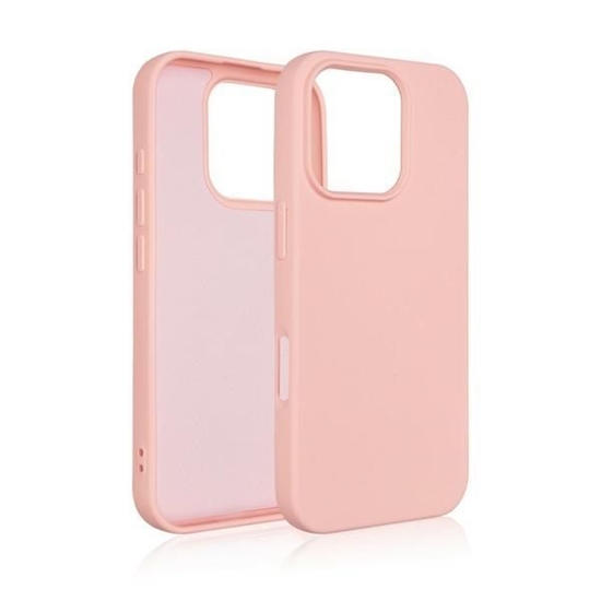 Изображение Beline Beline Etui Silicone iPhone 16 Pro 6.3" róowo-zoty/rose gold