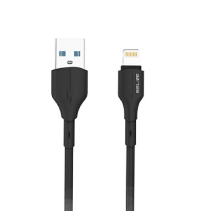 Attēls no Beline Kabel 25W USB-A|Lightning 1m       czarny|b
