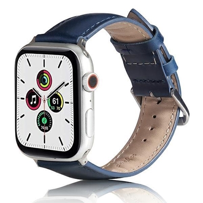 Attēls no Beline pasek Apple Watch Leather 38|40|41mm niebie