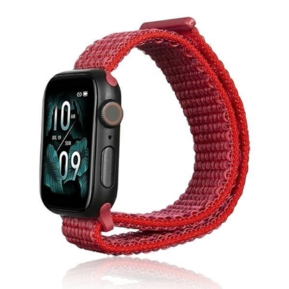 Изображение Beline pasek Apple Watch Nylon 42|45|45|49mm czerw