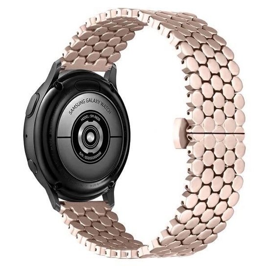 Picture of Beline pasek Watch 20mm Metal Honeycomb różowo-zło