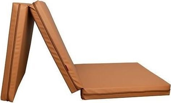 Picture of BenchK Materac gimnastyczny 3-czciowy T25 180 cm x 60 cm x 8 cm brzowy