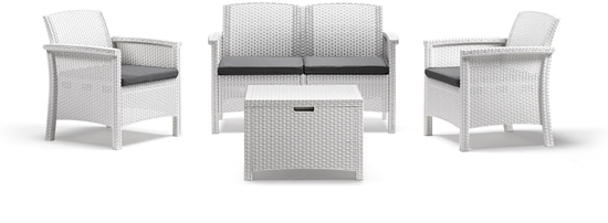 Picture of BICA Garden furniture set Set Venezia 2 white 169167