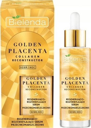 Picture of Bielenda Bielenda Golden Placenta Regenerujco Rozwietlajce Serum przeciwzmarszczkowe na dzie i noc 30g