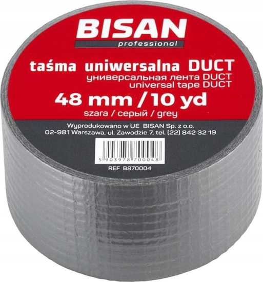 Picture of Bisan Bisan tama uniwersalna DUCT 48mm/10yd, szara B870004