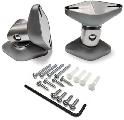 Изображение BKSP Silver - komplet mocnych ciennych uchwytów gonikowych o wadze do 2x10 kg