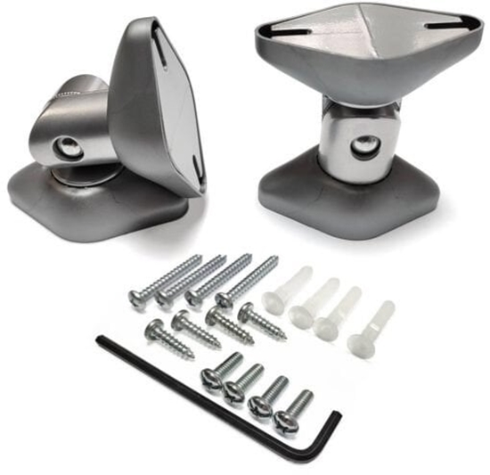 Изображение BKSP Silver - komplet mocnych ciennych uchwytów gonikowych o wadze do 2x10 kg