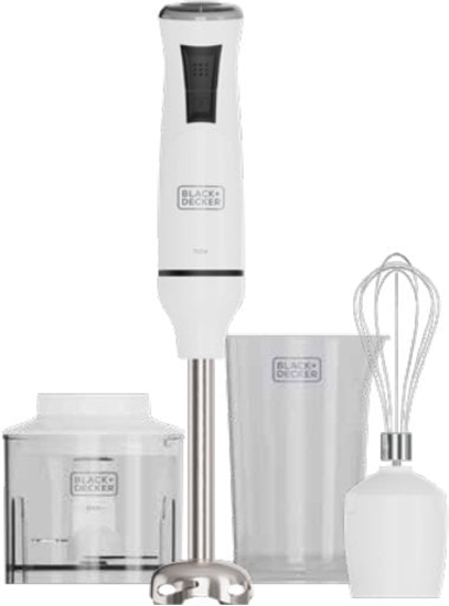 Picture of Black & Decker BXHBA750E hand blender set 750W white
