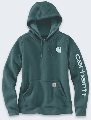 Picture of Bluza Carhartt Iconic Clarksburg Logo Greenstone