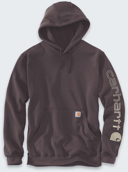 Изображение Bluza Carhartt Iconic K288 Logo Dark Sepia