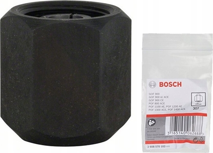 Изображение Bosch Bosch collet 8mm, clamping nut SW 19mm (black, for routers GOF / POF)