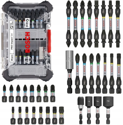 Attēls no Bosch BOSCH PRO SDB IMPACT BIT SET 35