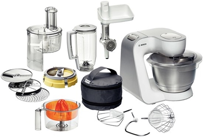 Изображение Bosch Styline food processor 900 W 3.9 L Stainless steel, White