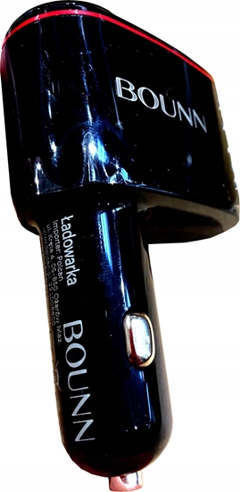 Picture of Bounn Åadowarka samochodowa USB 3.0 szybka mocna + gniazdo zapalniczki 12V/24V