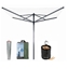 Picture of BRABANTIA rotējošs veļas žāvētājs LOM  50m  Metallic Grey+ dāvanas 311321