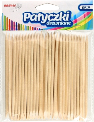Изображение BREWIS Patyczki kreatywne zaostrzone 11,4cm 60szt