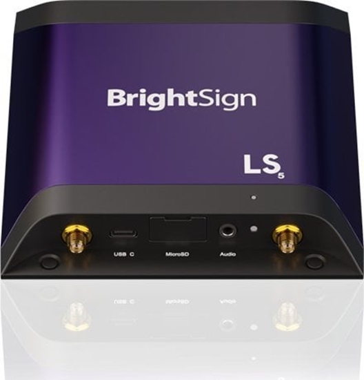 Picture of BrightSign LS445 odtwarzacz multimedalny Czarny, Fioletowy 4K Ultra HD Wi-Fi