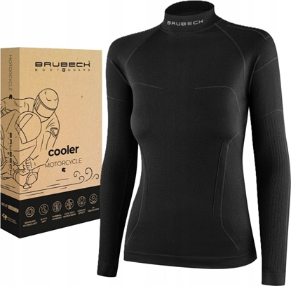 Attēls no Brubeck LS1657W Bluza damska COOLER czarny S