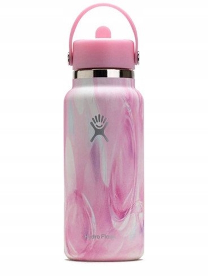 Изображение Butelka termiczna Hydro Flask 32 oz Wide Flex Straw Cap (946 ml) - jelly pink