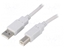 Picture of Cable; USB 2.0; USB A plug,USB B plug; 5m; grey; Core: CCA