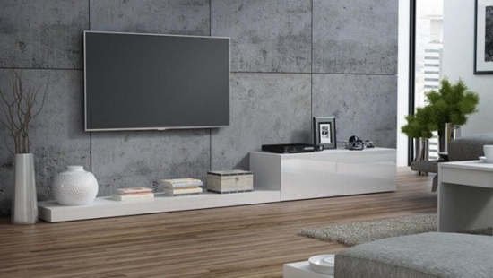 Picture of Cama Meble Szafka RTV LIFE 300/42/35 biay/ biay poysk