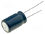 Изображение Capacitor: electrolytic; low impedance; THT; 470uF; 16VDC; ¨8x15mm