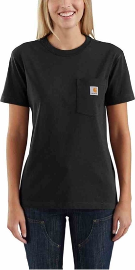 Изображение Carhartt Koszulka Carhartt WK87 Workwear Pocket Black