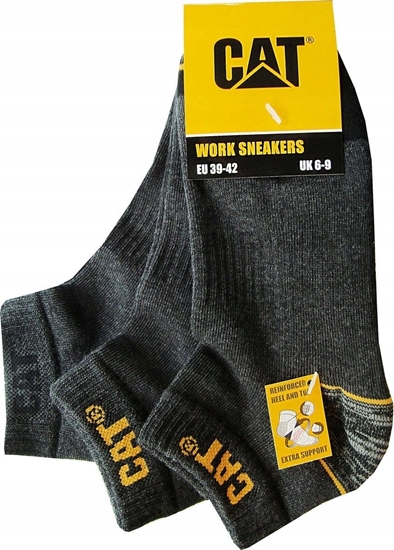 Picture of CAT Male socks CAT ZCM0571 gray 43/46 3pr