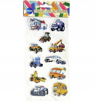 Picture of Centrum Naklejki gbkowe 30x35mm i 10x10mm CENTRUM 80667 PVC+PET