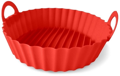 Attēls no Cepsanas forma apala ar rokturiem silikona Air Fryer O22x5 8cm 8006043024463