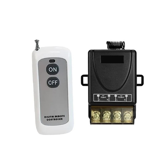 Picture of Cerhot CR-BSAC100 AC 90-250V 30A releja modulis un 433MHz viena kanāla bezvadu tālvadības pults līdz 500 metriem