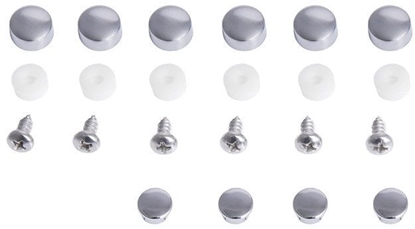 Picture of Cersanit (czci zamienne - kabiny prysznicowe) Zestaw rub oraz zalepek otworów bocznych drzwi ZIP/ARTECO/BASIC (S903-027)