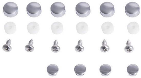 Picture of Cersanit (czci zamienne - kabiny prysznicowe) Zestaw rub oraz zalepek otworów bocznych drzwi ZIP/ARTECO/BASIC (S903-027)