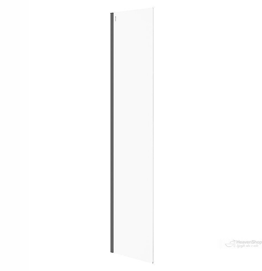 Picture of Cersanit (kabiny walk-in) cianka staa kabiny prysznicowej walk-in MILLE - (50x200) czarna (S161-016)