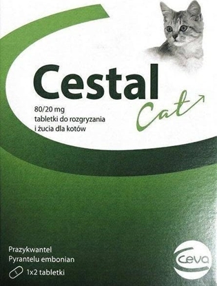 Attēls no Ceva CESTAL KOT 2tabl /NA ODROBACZANIE