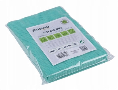 Attēls no cierka DONAU HOME, z wiskoz 70%, skadana, max, 30x40cm, 10 szt., zielona