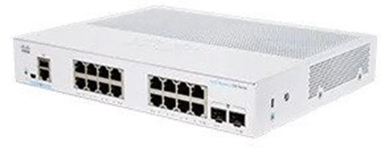 Изображение Cisco Cisco switch CBS250-16T-2G, 16xGbE RJ45, 2xSFP, fanless - REFRESH