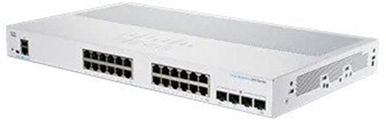 Изображение Cisco Cisco switch CBS250-24T-4X, 24xGbE RJ45, 4x10GbE SFP+, fanless - REFRESH