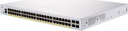 Picture of Cisco switch CBS250-48P-4G, 48xGbE RJ45, 4xSFP, PoE+, 370W (CBS25048P4GEURF)