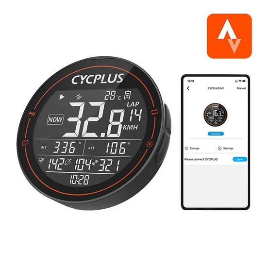 Picture of Cycplus Cycplus M2 bicycle computer - compatibile with Strava, Trainingpeaks etc.