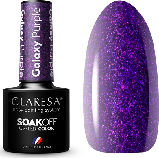 Изображение Claresa CLARESA Lakier hybrydowy Galaxy Purple 5g