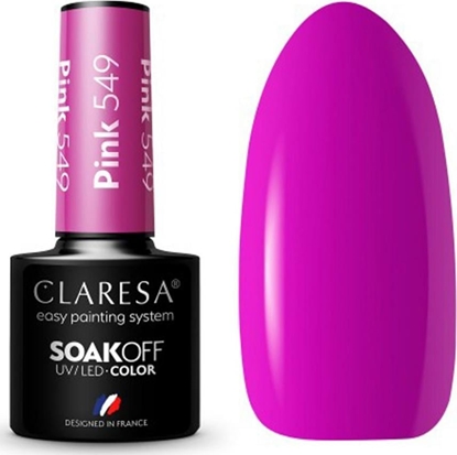 Изображение Claresa CLARESA Lakier hybrydowy PINK 549 -5g