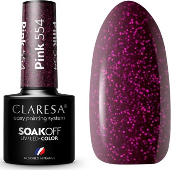 Изображение Claresa CLARESA Lakier hybrydowy PINK 554 -5g