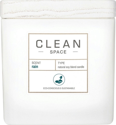 Изображение Clean Clean, Space Rain, Scented Candle, 227 g