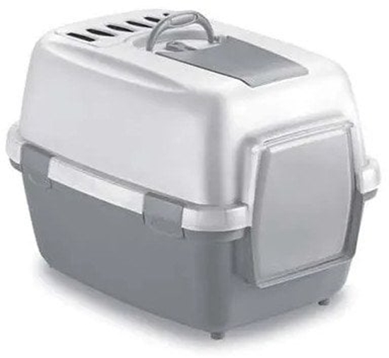 Picture of Closed toilet WivaCat 55x40x40cm white/grey 8003507979758