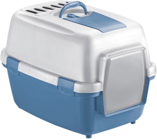 Изображение Closed toilet WivaCatt 55x40x40cm white/blue 8003507979765