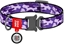 Attēls no Collar WAU DOG OBROA NYLON Z ADRESÓWK QR       KLAMRA METAL 25mm/33-49cm FIOLETOWE CAMO