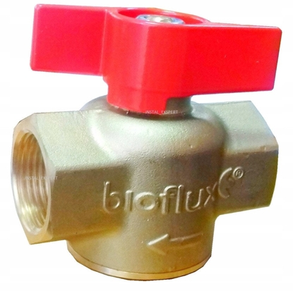 Picture of Concept CONCEPT Zawór kulowy BIOFLUX 3/4" z filtrem ww motyl