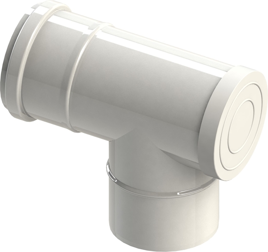 Picture of Concept Trójnik rewizyjny powietrzno-spalinowy 80/125 87 PP (F906308080/125)