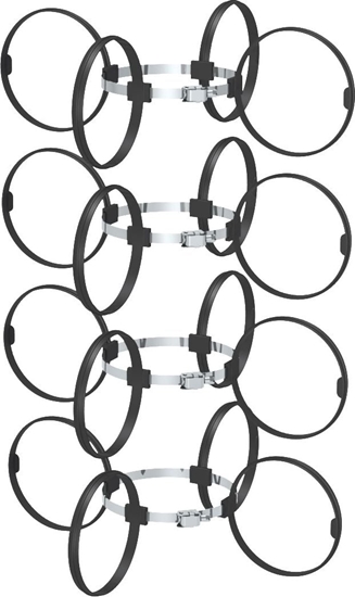 Picture of Concept Uchwyt centrujcy rur spalinow systemu PP-FLEX 80 4 sztuki (F90741080)